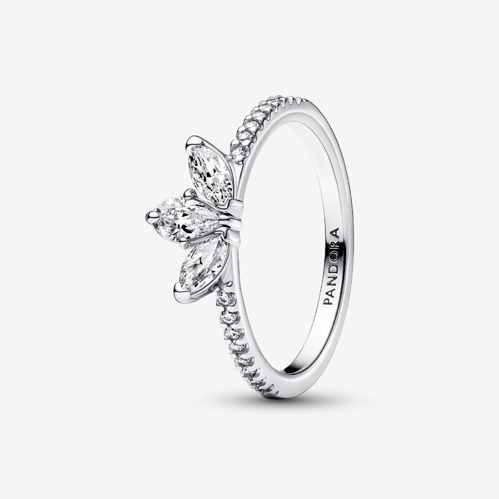 Pandora Sparkling Herbarium Cluster RingSterling silver
